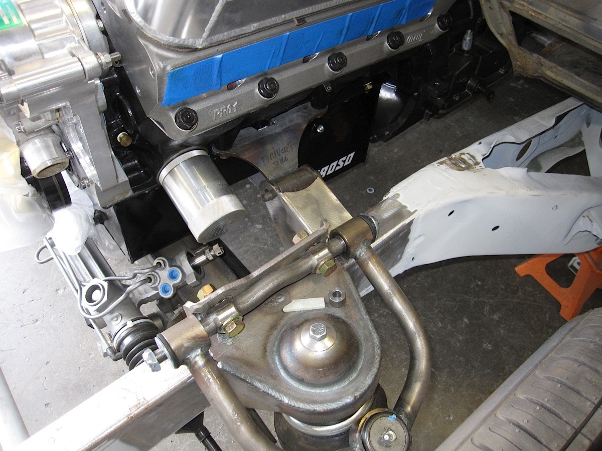 Merc Front Suspension Cure Using TCI Engineering's Crossmember - Rod