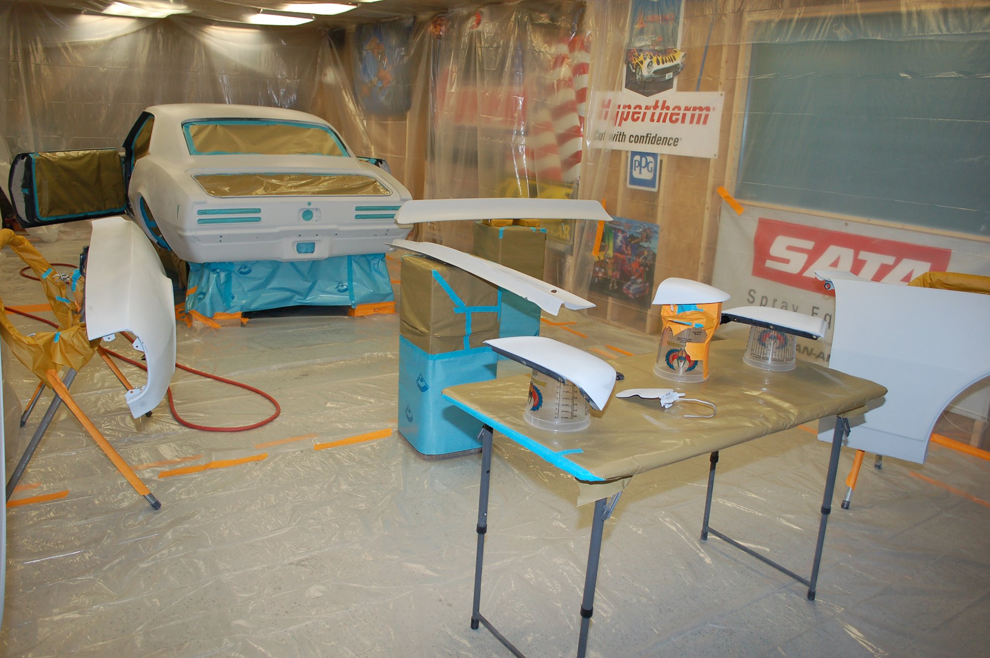 Shop Into An Easy-To-Use Paint Booth